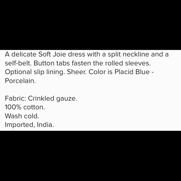 Soft Joie Chambray Shella Dress - Picture 9 of 9